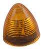 2 - 2" Round Amber 4 LED Beehive Clearance Marker Side Vantage Light Jammy (J-1055-AK-X2)