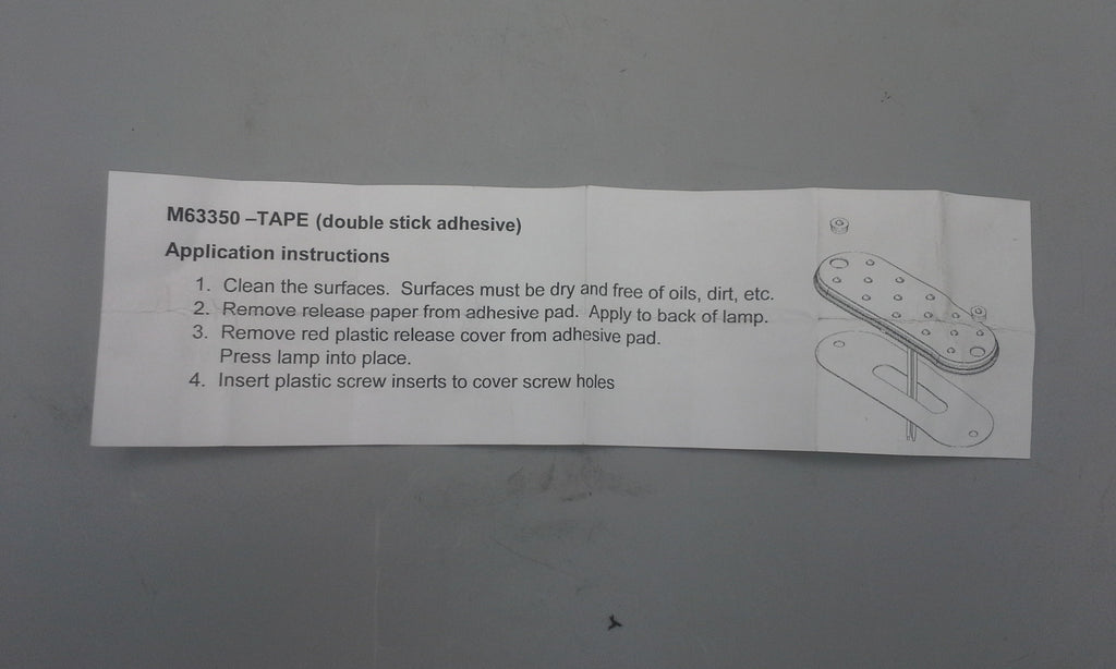 2-Maxxima Low Profile AMBER LED 6" Oval Turn Tail Light Truck w/ Mounting Tape (M63350Y + M63350-TAPE-LOTOF2)