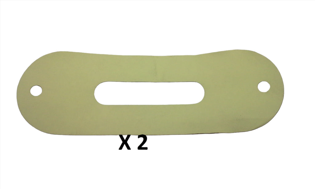 2-Maxxima Low Profile AMBER LED 6" Oval Turn Tail Light Truck w/ Mounting Tape (M63350Y + M63350-TAPE-LOTOF2)