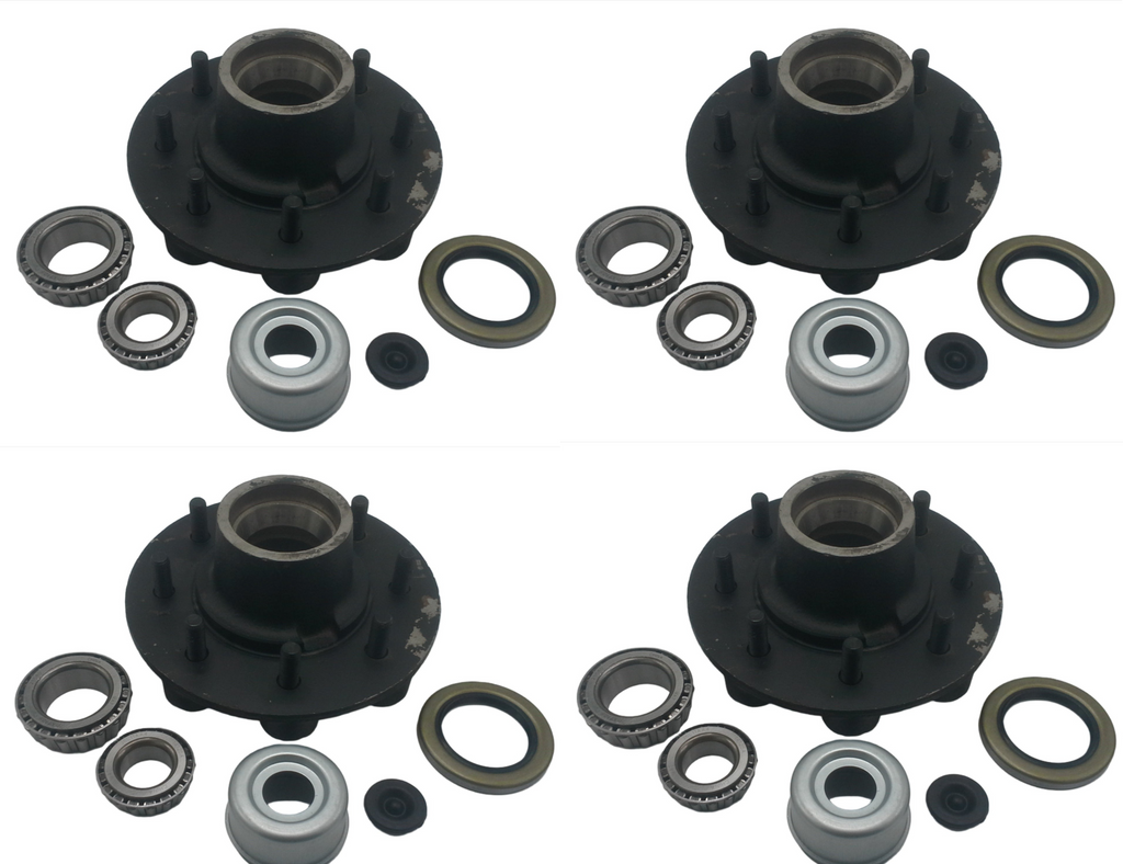 (4) 7000# Hub 8 x 6.5 1/2" Studs with Bearings (823109-KITX4)