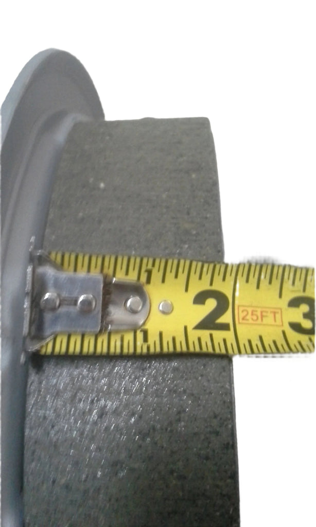 Pair, 12x2 Hydraulic brake, free backing, Dacromet Coated (77-12H-73+77-12H-74)