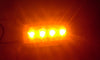 Bargman Side Marker Light LED Amber Clearance Reflex 2-1/2" x 1-1/4" Fits Various Trailers Long-Lasting and Energy-Efficient (47-58-032)