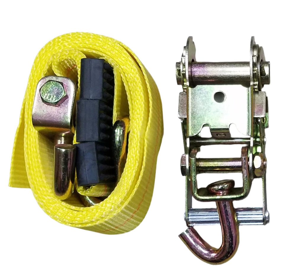 Cargo Control 2 x 10 Adjustable Wheel Lashing with Ratchet and Grips (ADJ-2R10WL)