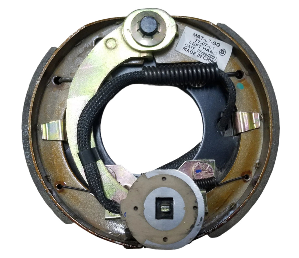 7" Left Side Electric Backing Plate and Seal For 2000# Axles Replaces Dexter 23-47 (7EBLH-SEAL-150)