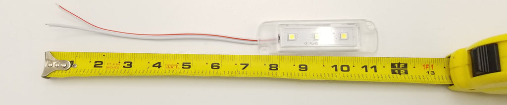 White 12v Multi Purpose 3 LED Courtesy Interior Exterior Aux Step Light Trailer (055-550-1A)