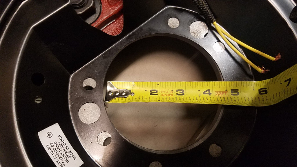 Backing Plate Brake Electric 12-1/4 x 4 Self Adjusting Passenger Right Side 10000 HEAVY DUTY (BK-10HDE-02)