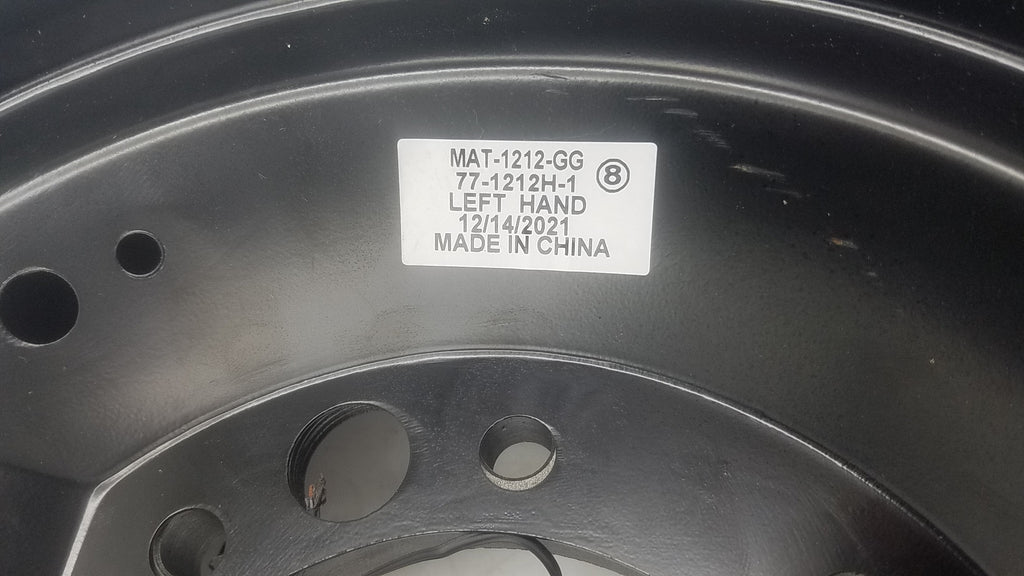 Brake, Hydraulic, 12K, 12.25" x 5", AM, 7 Bolt, 23-406 / 23-408, LEFT (77-1212H-1)