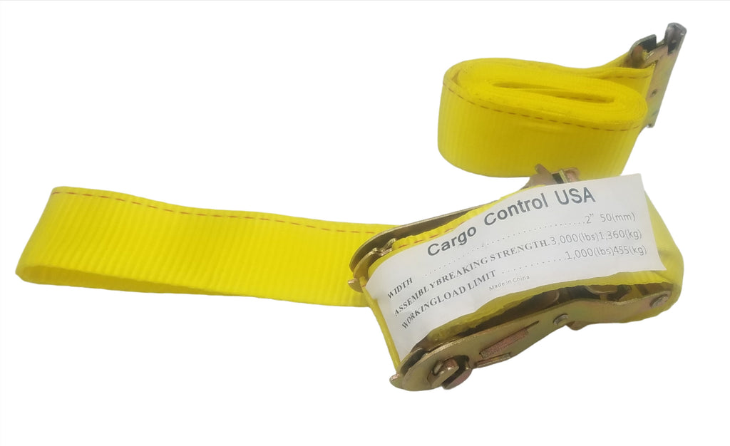 2" x 20" 3M VAN LASHING RATCHET ASSMBLY W/E CLIPS (320RI)