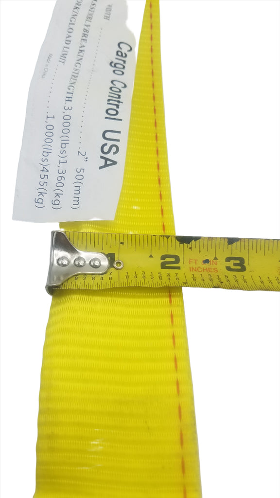 2" x 20" 3M VAN LASHING RATCHET ASSMBLY W/E CLIPS (320RI)