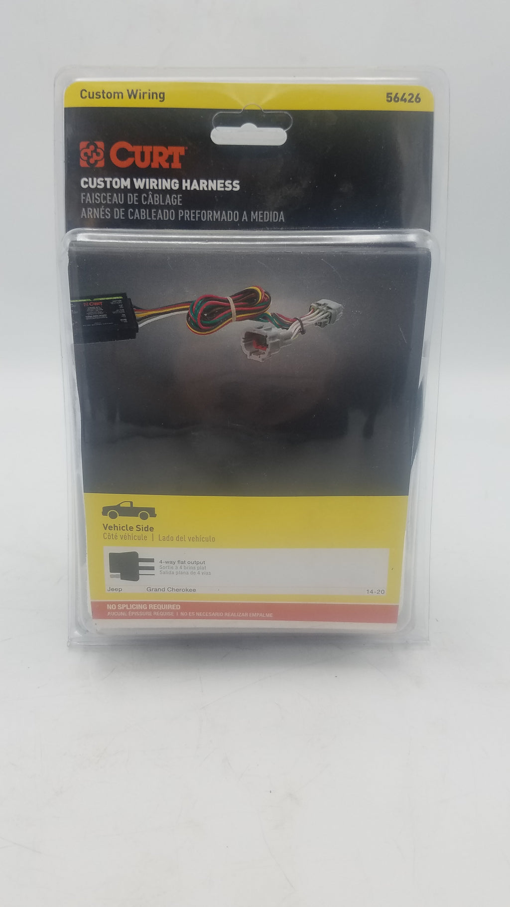 Vehicle-Side 4-Pin Trailer Wiring Harness, Select Jeep Grand Cherokee (56426)