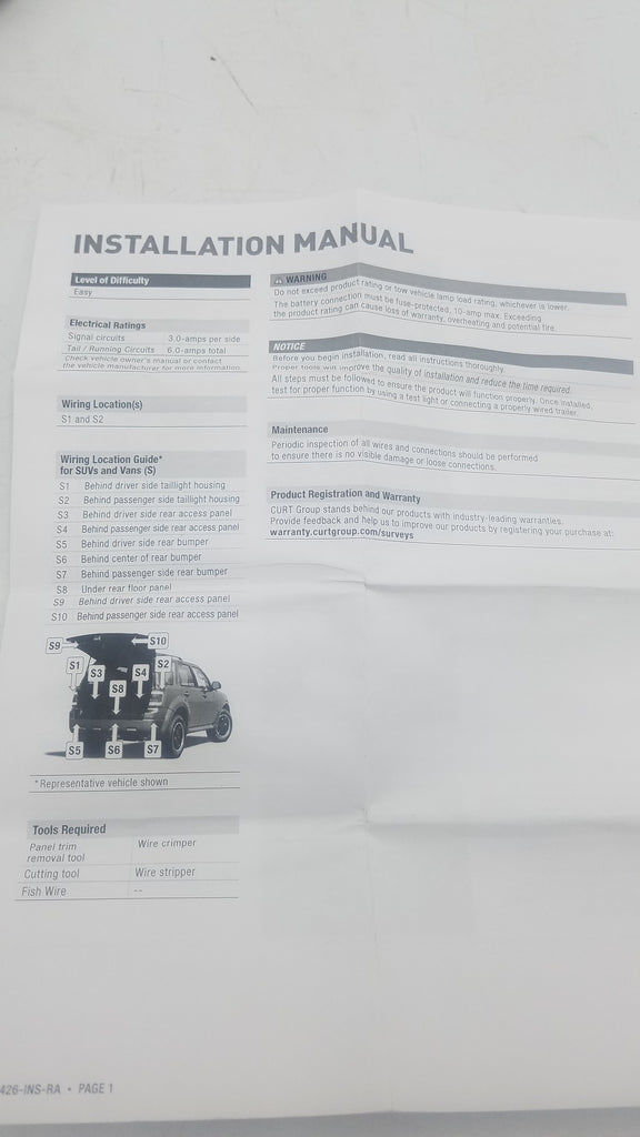 Vehicle-Side 4-Pin Trailer Wiring Harness, Select Jeep Grand Cherokee (56426)