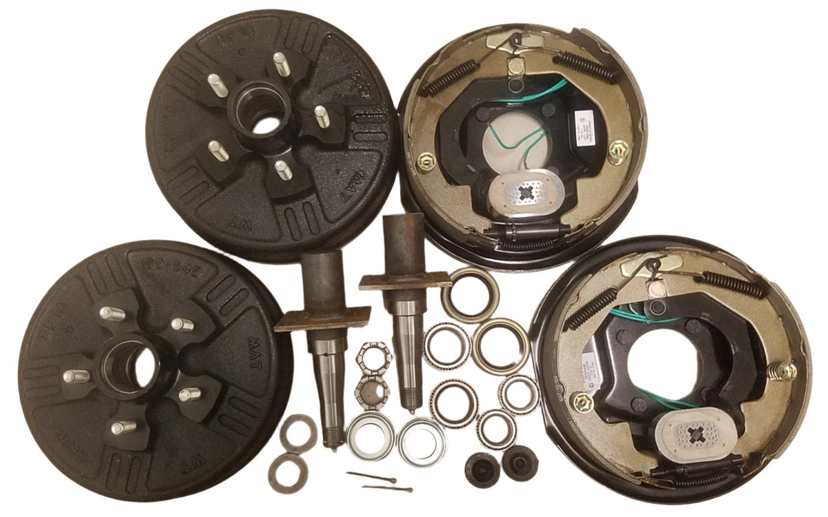 Build Your Own Brake Axle Kit, 5 x 4.5 3500# SPECIAL SPINDLES WITH 1.75 BASE (BYOAK-84-545-SP-17584FZ)