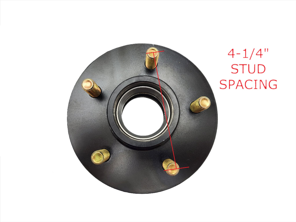 5" Lug x 4.5" Replacement Idler Hub Spindle Kit Stub End unit Trailer Axle 3500# with Square Spindle (STUB-84-545-HSQ)