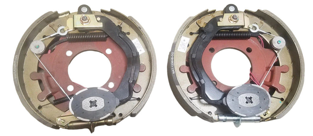 Pair Electric Brake 12-1/4" x 2-1/2" for 7.2K - 8K NARROW Self Adjusting Fits Dexter 7200 8000 (77-1208HB-PAIR)