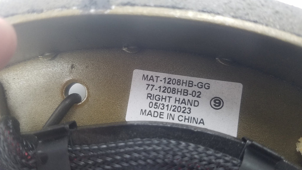 Right Electric Brake 12-1/4" x 2-1/2" for 7.2K - 8K NARROW Self Adjusting Fits Dexter 7200 8000 D80N (77-1208HB-2)