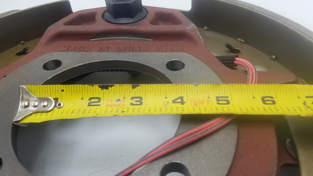 Left Electric Brake 12-1/4" x 2-1/2" for 7.2K - 8K NARROW Self Adjusting Fits Dexter 7200 8000 D80N (77-1208HB-1)