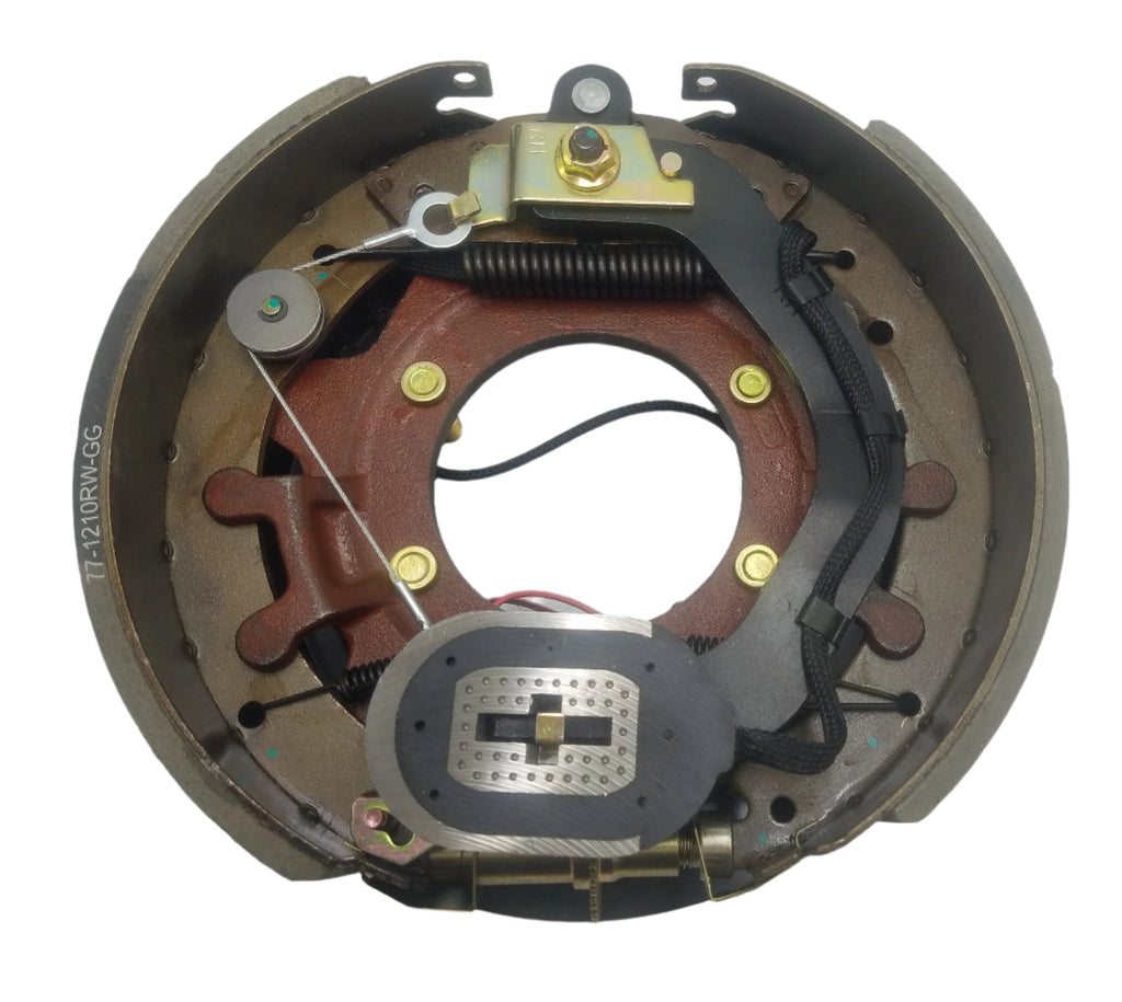 PAIR-Rockwell 10K Electric Trailer Brake 12-1/4" x 3-1/2" 5 Bolt 4738-L+R 10,000 (77-1210RW-PAIR)