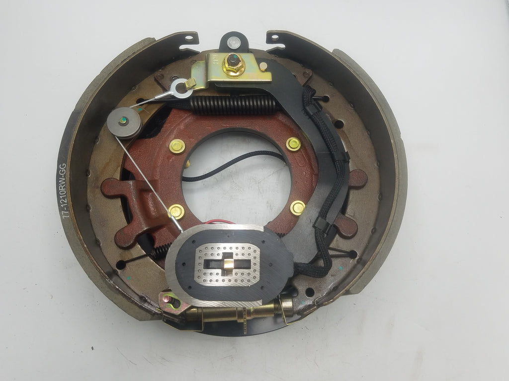 PAIR-Rockwell 10K Electric Trailer Brake 12-1/4" x 3-1/2" 5 Bolt 4738-L+R 10,000 (77-1210RW-PAIR)