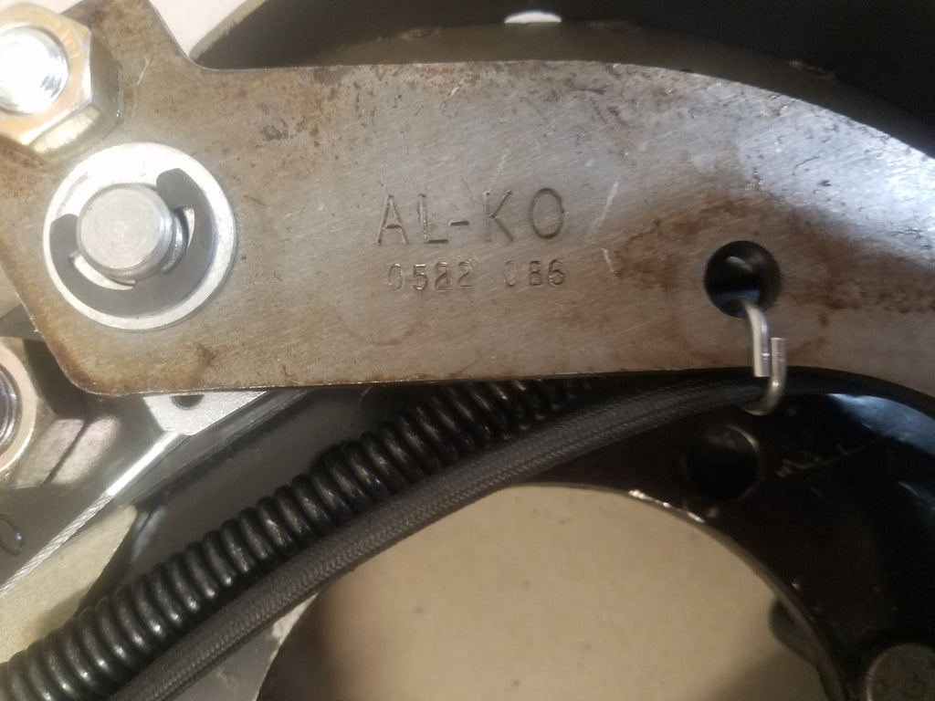 12" x 3-3/8" Left Hand Electric 8000# Backing Plate Trailer Axle ALKO 363601 8K (023-532-00)