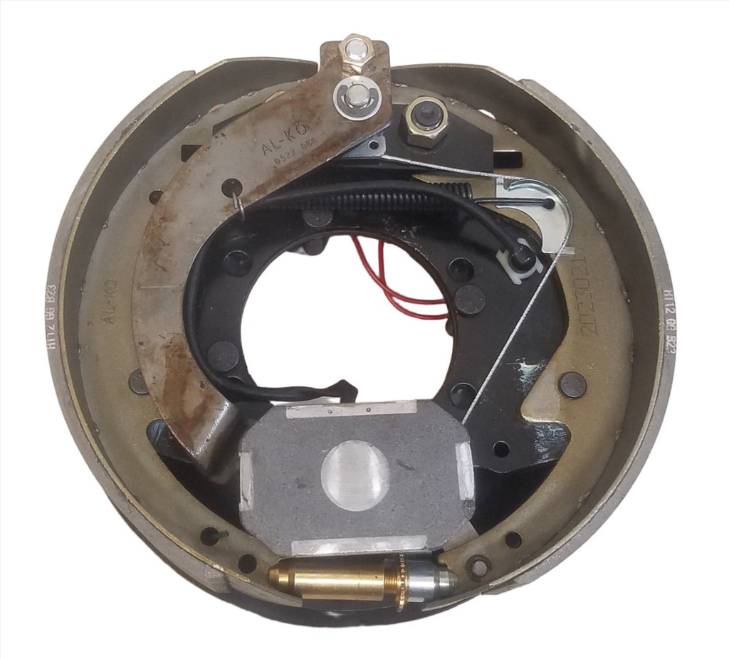 12" x 3-3/8" Left Hand Electric 8000# Backing Plate Trailer Axle ALKO 363601 8K (023-532-00)