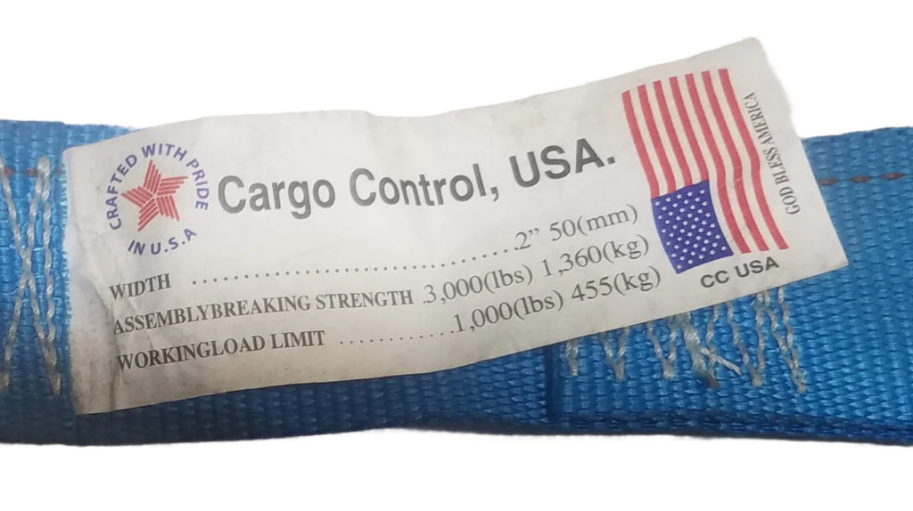 Cargo Control Strap Rope Tie Off with E Track Clip and D Ring (RTOEC)