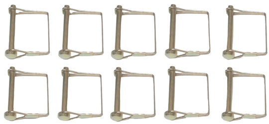 Trailer Hitch Safety Pin 3" x 5/16" Square PTO Pin (16738-LOTOF10)