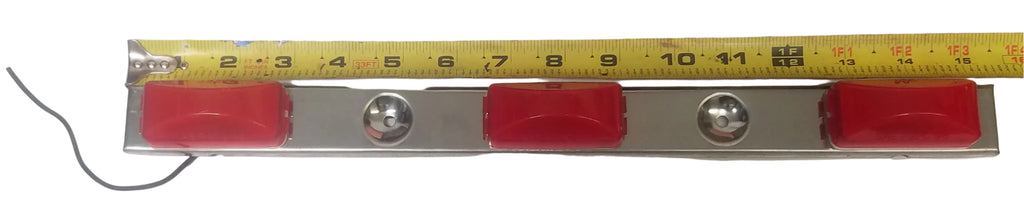 Jammy 15" Self-rounding 3 Incandescent Light Bar w/ Metal Base (J-573-3SR)