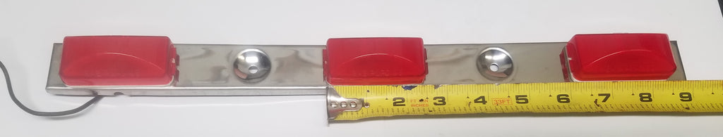 Jammy 15" Self-rounding 3 Incandescent Light Bar w/ Metal Base (J-573-3SR)