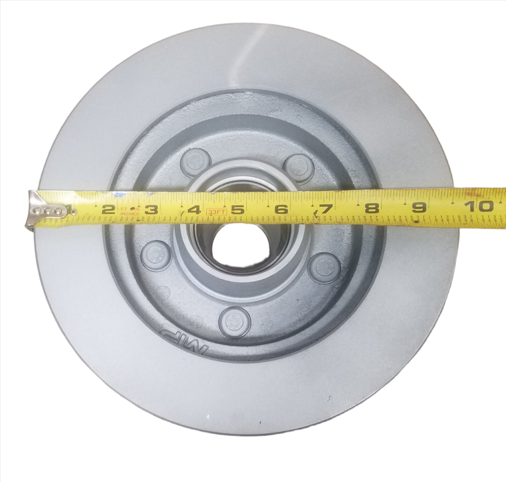 10" 3500# UFP 5 x 4.5 Hydraulic Disc Brake Trailer Axle Boat Replace DB35 17MM (TWMTP3.5KDBK)