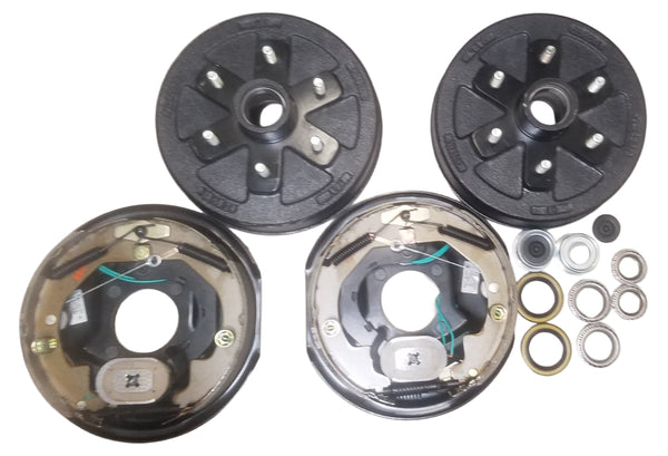 10" Drum 6x5.5 Bolt Pattern 3500# Rated with Self Adjusting Backing Plates (94655-B-IMP-FSA)