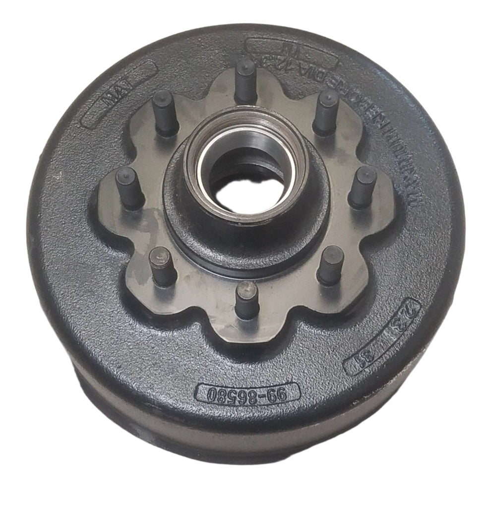 8000# Brake Kit with 5/8" Studs 12.25" x 3.375" with Bearings and Lug Nuts (8K-46-5/8-FSA-SET)