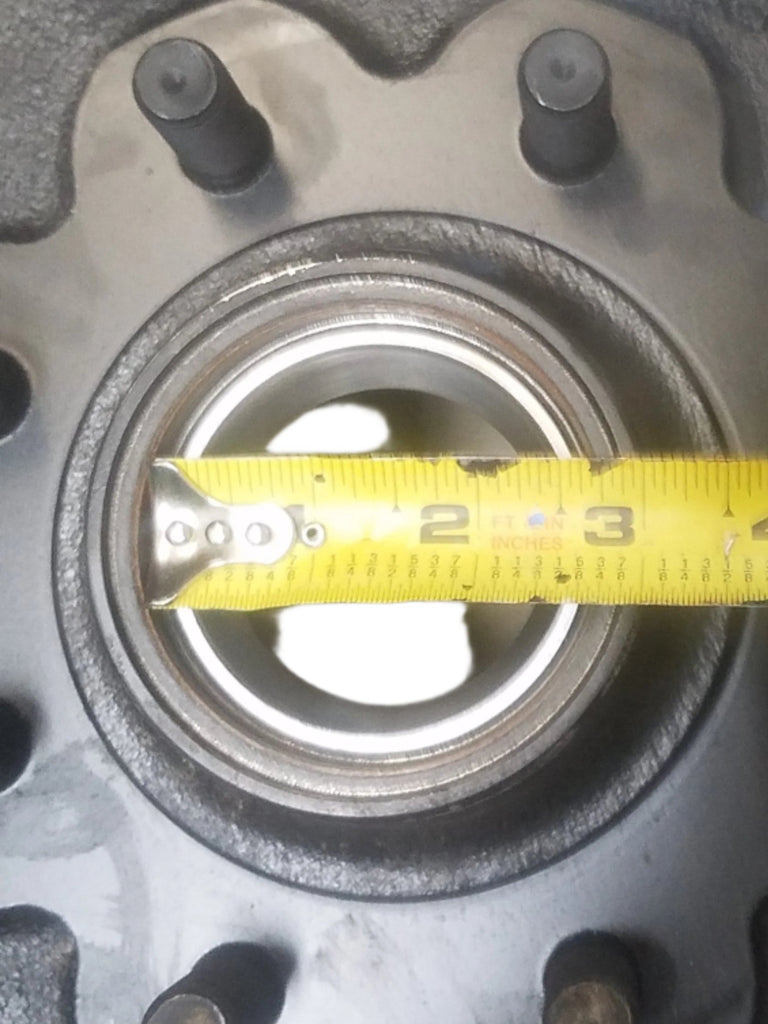 8000# Brake Kit with 5/8" Studs 12.25" x 3.375" with Bearings and Lug Nuts (8K-46-5/8-FSA-SET)