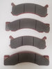 Disc Brake Pads, 8000# to 14K, Ceramic, 4 Pads, Fits Kodiak / ALKO 10K & 12K (DBC-2250-CRM-PAD)