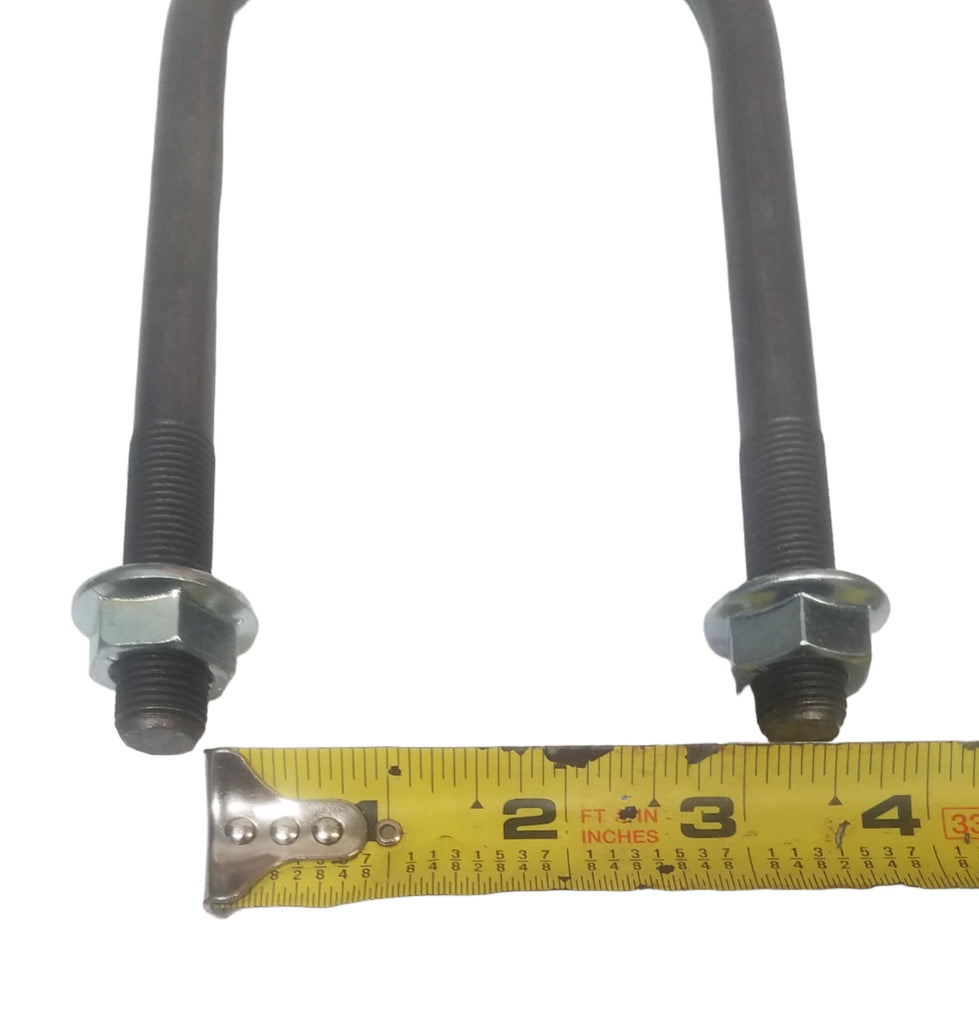 3" Wide Round U Bolt 6-1/2" Long 5200 6000 7000# Trailer Axle Axel Leaf Spring (UB-R301-KIT)