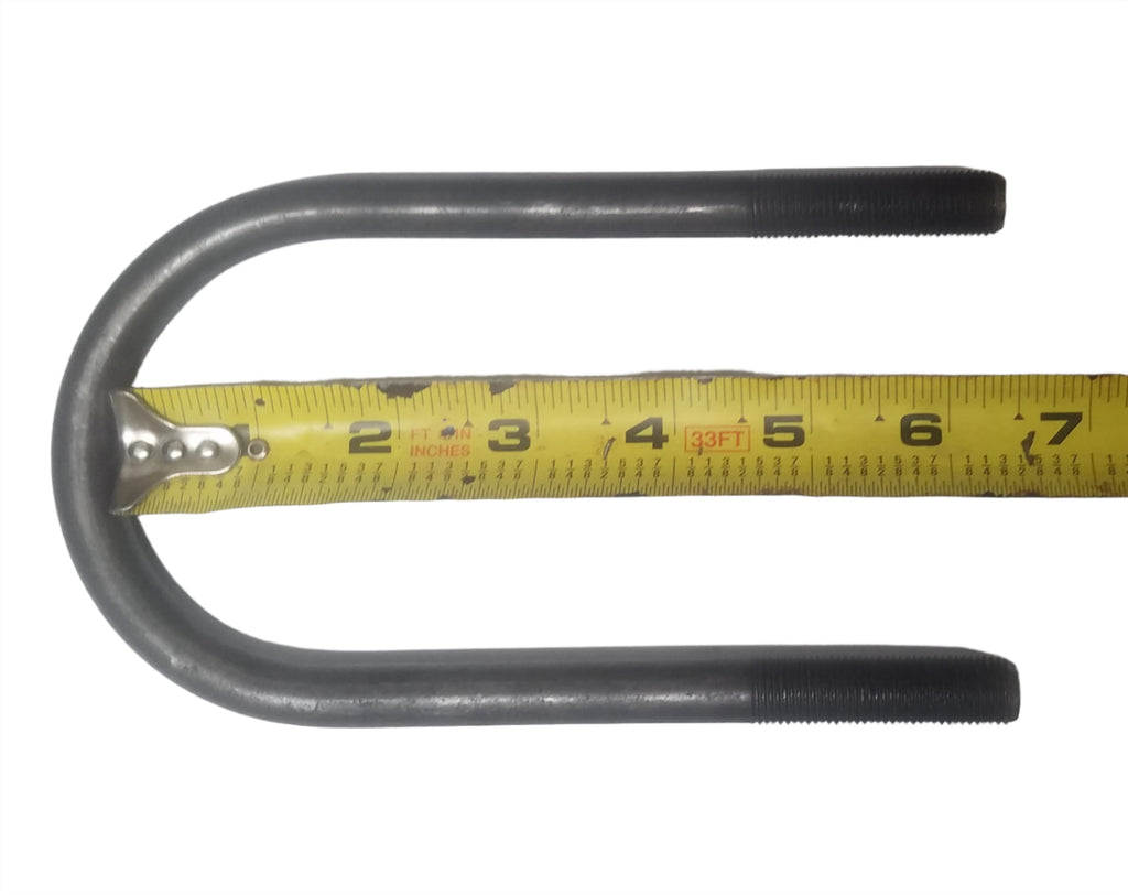3" Wide Round U Bolt 6-1/2" Long 5200 6000 7000# Trailer Axle Axel Leaf Spring (UB-R301-KIT)