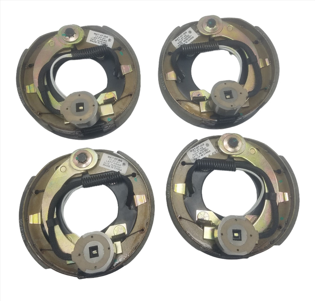 2 PAIR 7" Electric Backing Plates For 2000# Axles Replaces Dexter 23-47 and 23-48 (7EB-2P)