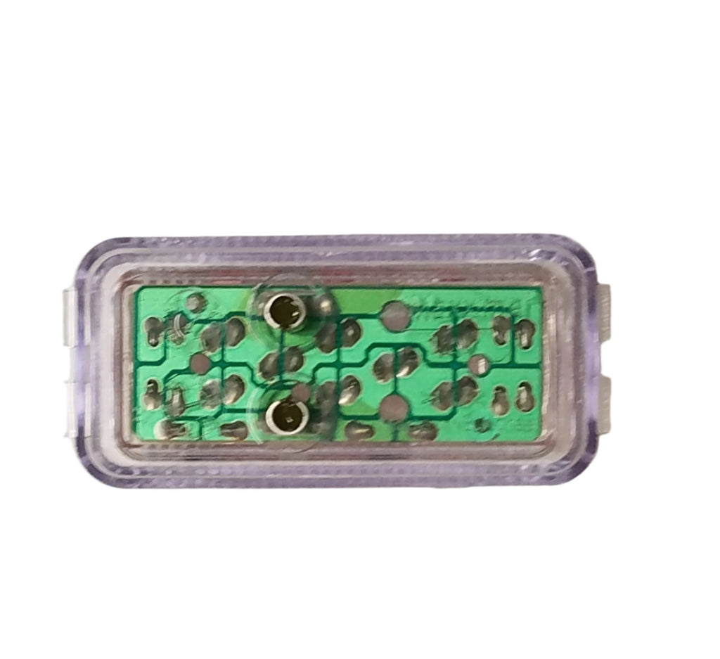 Maxxima 1" x 2.5" Red Clear LED Marker Light 2 Prong Snap In (M20320RCL)