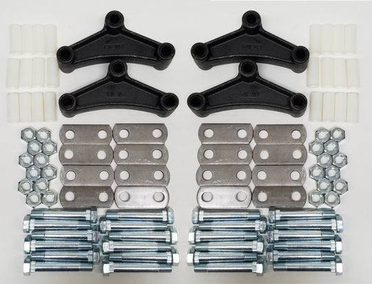 Triple Axle Suspension Rebuild Kit Eq-E1 3" Dry Bolts Nylon Bushing fits Trailer (SRK-3A-SB-SE-2)