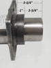 8000# ROCKWELL Trailer Axle #42 Spindle Shaft 8K 4 Hole Brake Flange Torsion 2.48" Shank (ES-80QF)