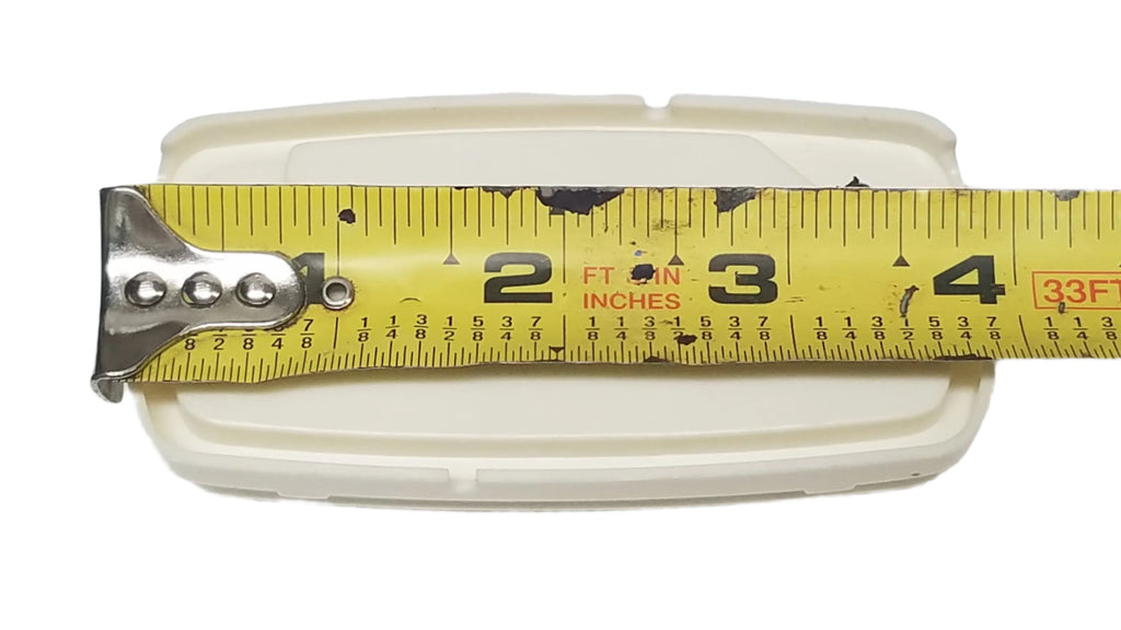 Clear White Bulls eye 2x4 Light INCADESCENT J-323-C Truck Trailer Camper RV Cargo Compartment (J-325-C)