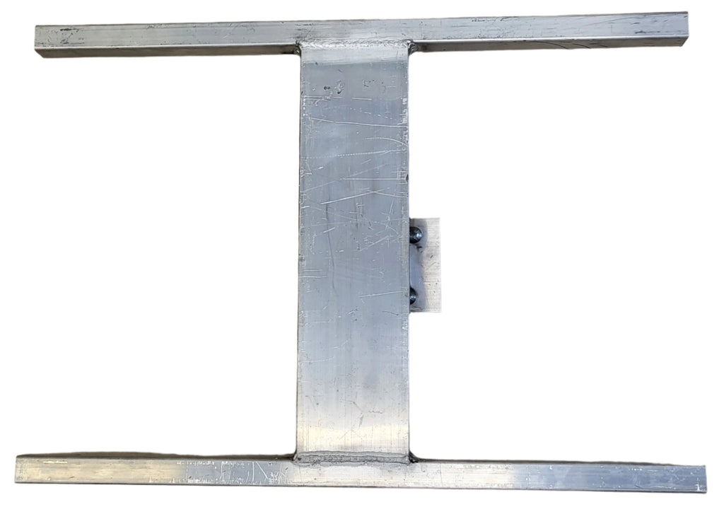 Custom 5 Lug R & P Aluminum Trailer Spare Tire Wall Mount Bracket 16" stud spacing (STC-AH-16-KIT)