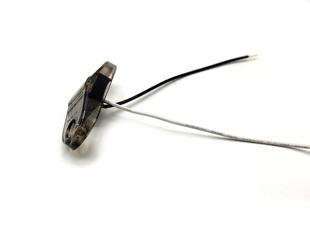 Tecniq Smoke Tinted Side Amber Marker Light Surface Mount Trailer Camper Utility (S17-AT0P-1)