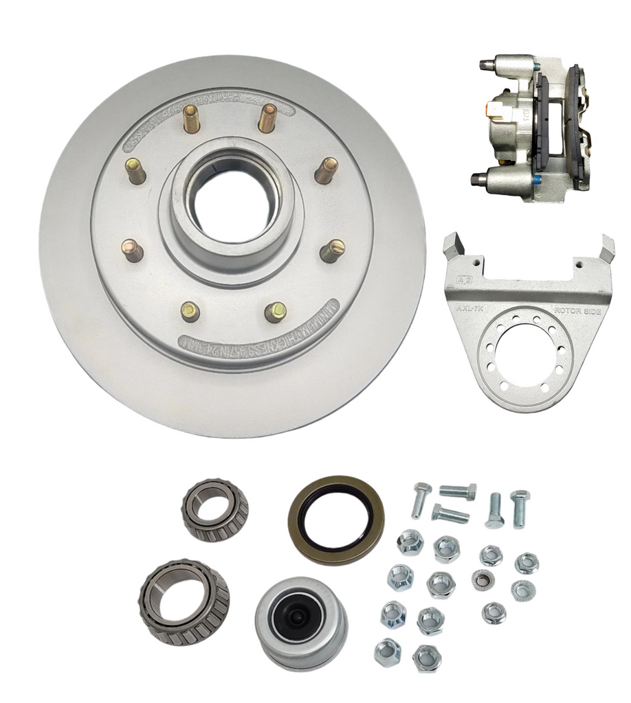 Hub Rotor 7,000 LB Trailer Axle Disc Brake Replacement or Conversion Kit (77-7K-RTR-KIT)