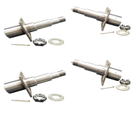 thumbnail interactive-video image 1 of Trailer Axle Spindle Kit – 3500#, Square Spindle, 1-3/8" & 1-1/16" I.D. Bearings, Fits Dexter/ALKO 1 of 2