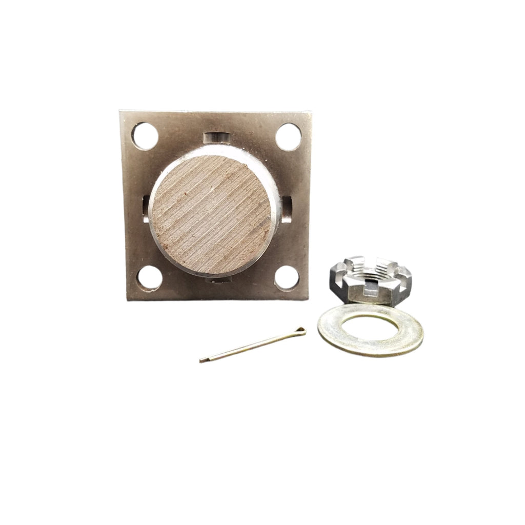 SIX — EZ-Lube #84 Spindles with 2.00" Base Fits 3500 lb Axles (SP-20084FZ-X6)