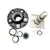 Two- 5 x 4.5 Replacement Idler Hub Spindle Kit w/BRAKE FLG Trailer Axle 3500# 84 (STUB-84FZ-545-H-X2)