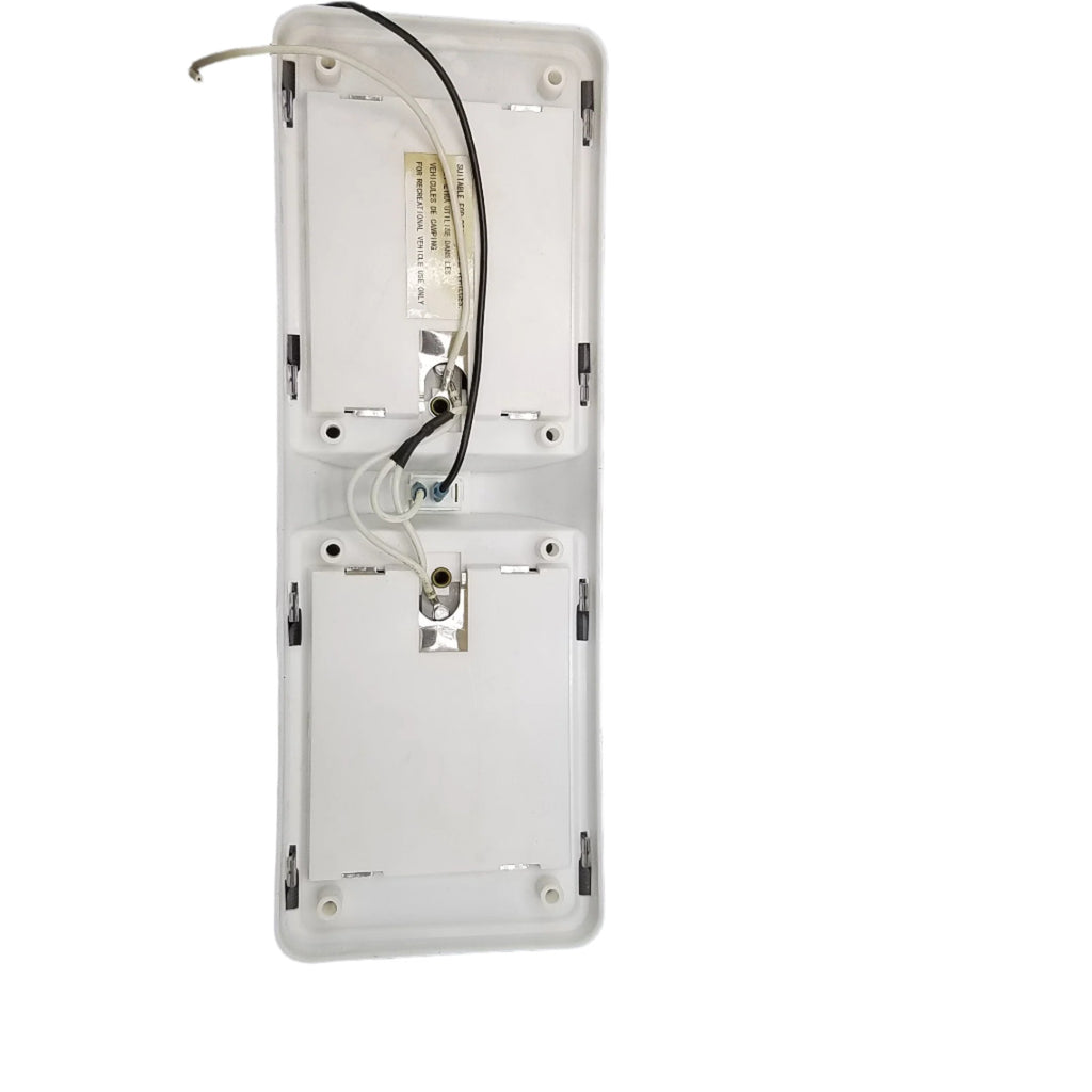 Double Dome Cargo Light 12V Ceiling Interior Camper RV Trailer Incandescent (J-92)