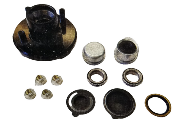 Pre-Greased Idler Hub Kit, 2K, 4 x 4, 1/2" Stud (17-100)