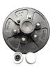 Pre-Greased 12" Hub Drum Kit, 6K, 6 x 5.5, 1/2" Studs(19-125)