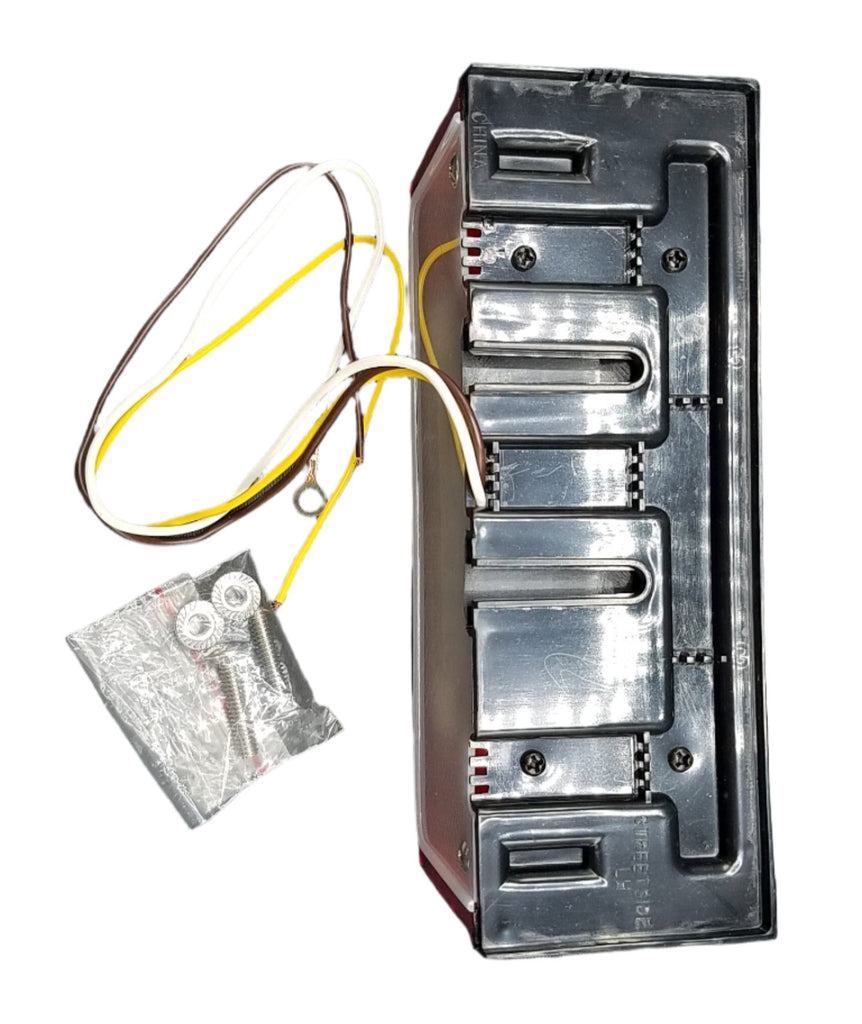 Left Side Old Style 15 LED Low Profile Boat Trailer Tail Light 3x8 J-75 Brake (J-75-L-OS)